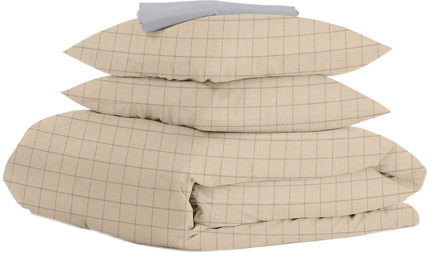 

Комплект постельного белья Евро Cosas на резинке Cell Ashbeige Grey 200 х 220 см