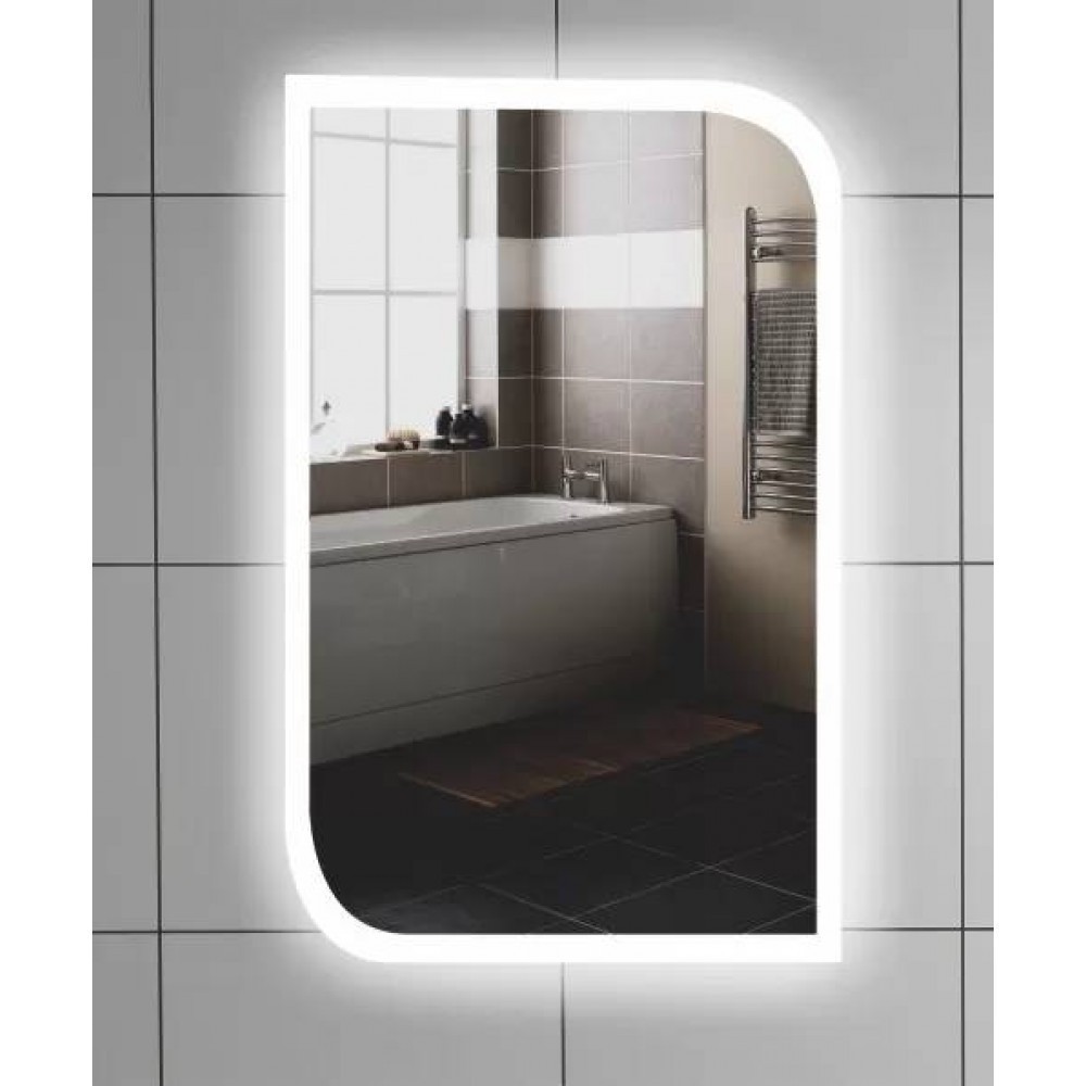 

Зеркало с LED подсветкой (80x120) ML - 36 фигурное