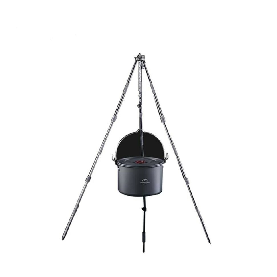 

Тринога трьохсекційна для казана Naturehike Light Tripod NH17S00S-G, алюміній / сталь