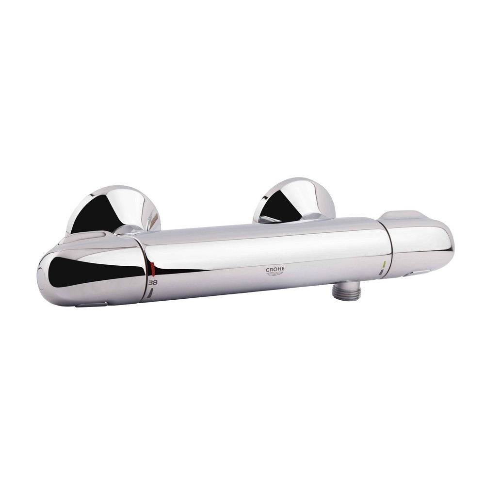 

Настенный вентильный смеситель термостатический для душа Grohe Grohtherm 1000 34143003 ТЕРМОСТАТ Хром