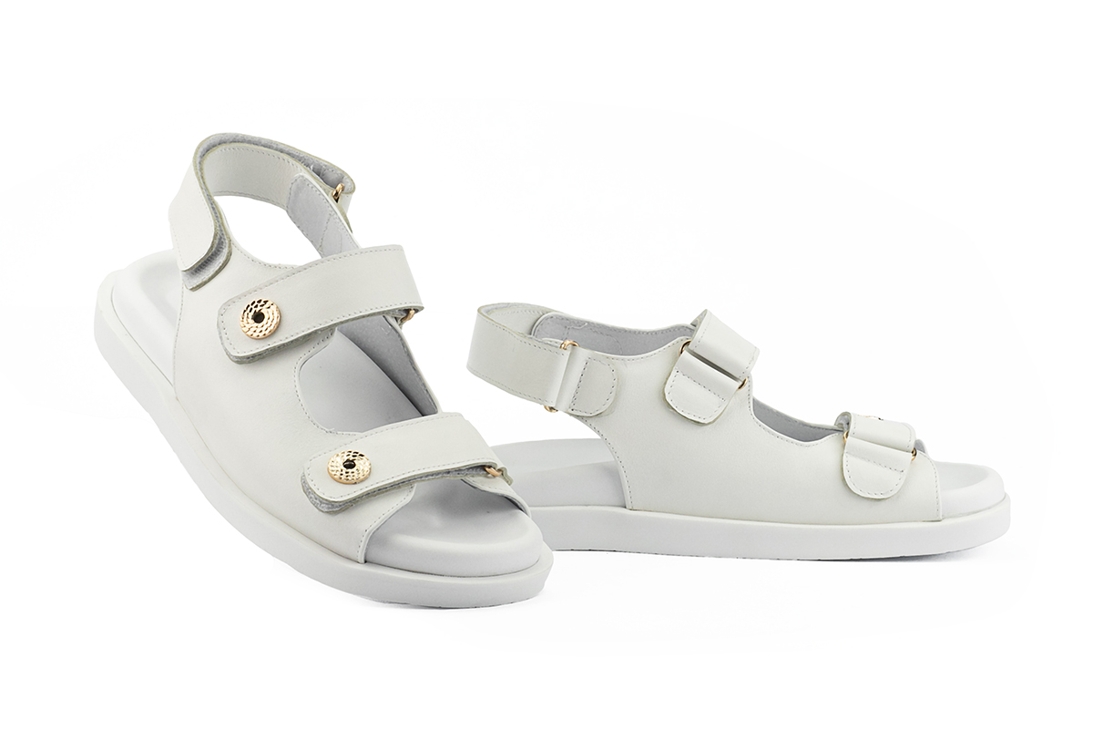 

Женские босоножки кожаные летние белые Mkrafvt размер 36 FV_000433