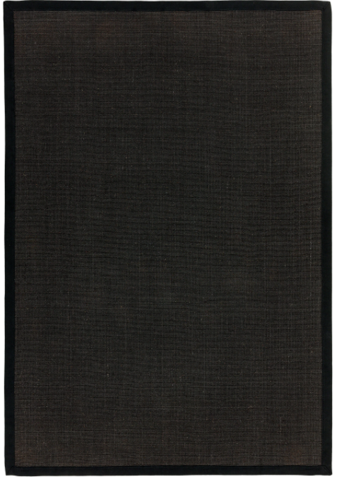 

Ковер Sisal Black/Black 240х340 см Черный