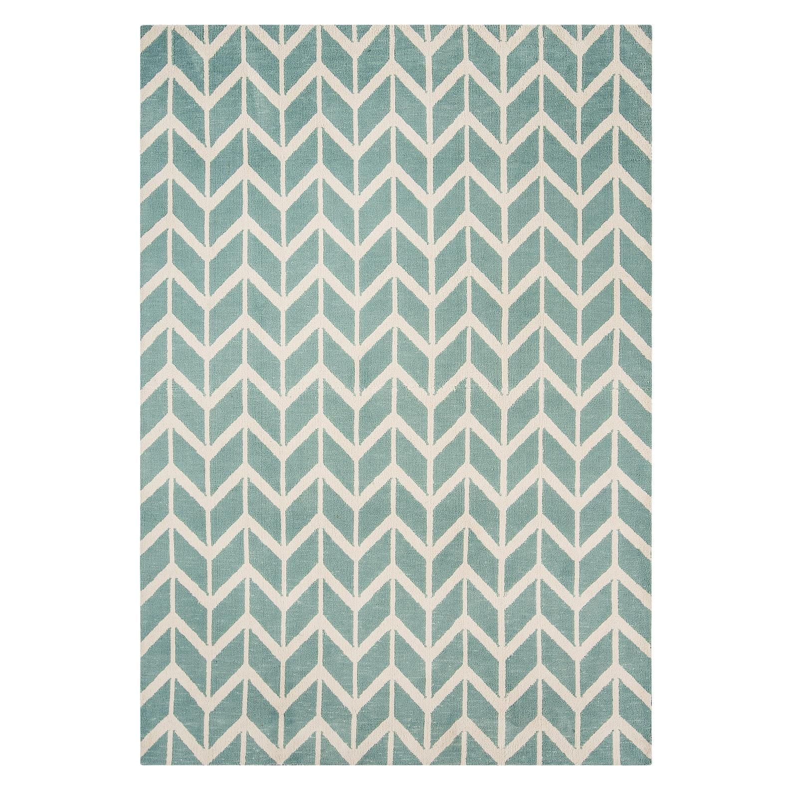

Ковер Arlo AR05 Chevron Blue 120x170 см Бирюзовый