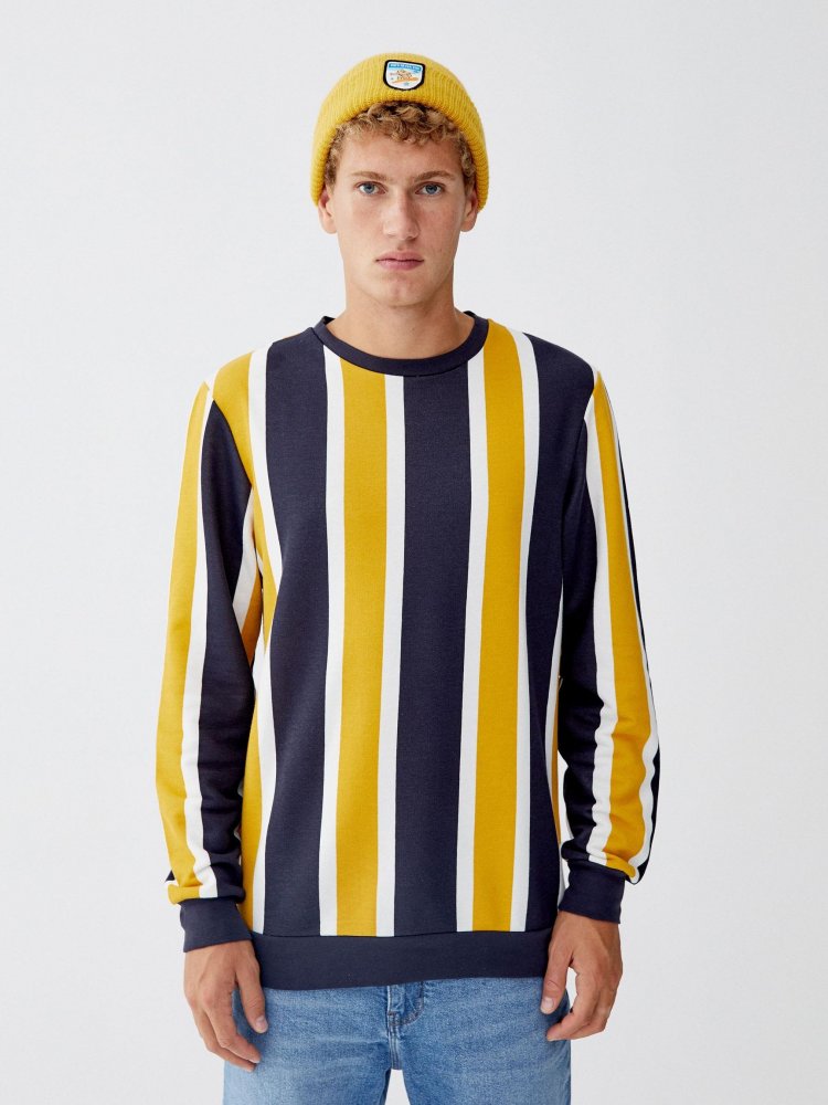 

Свитшот Pull & Bear XAZ203085CZGH  Цветной в полоску, Свитшот Pull & Bear XAZ203085CZGH S Цветной в полоску