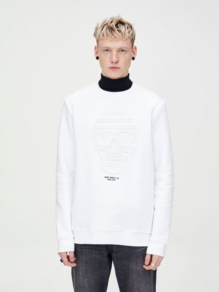 

Свитшот Pull & Bear 5596/514/250-ACTS  Белый, Свитшот Pull & Bear 5596/514/250-ACTS XL Белый