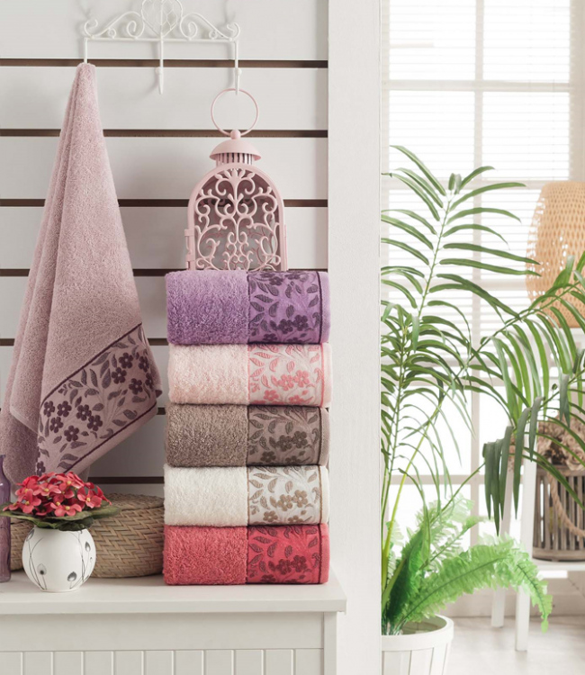 

Набор полотенец для лица Purry Cotton Sarmasik 50*90см махровые банные 6шт арт.ts-02693