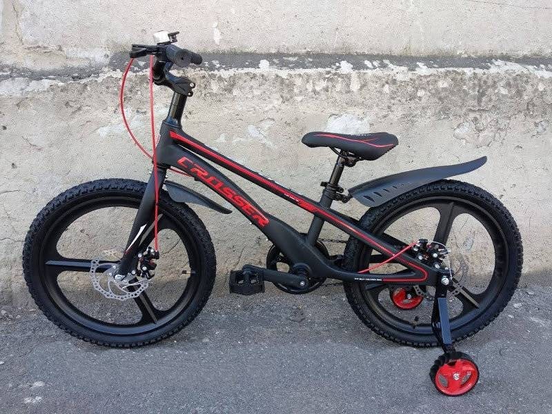 

Детский велосипед Crosser BMX Premium 20" Черно-красный Магниевая рама