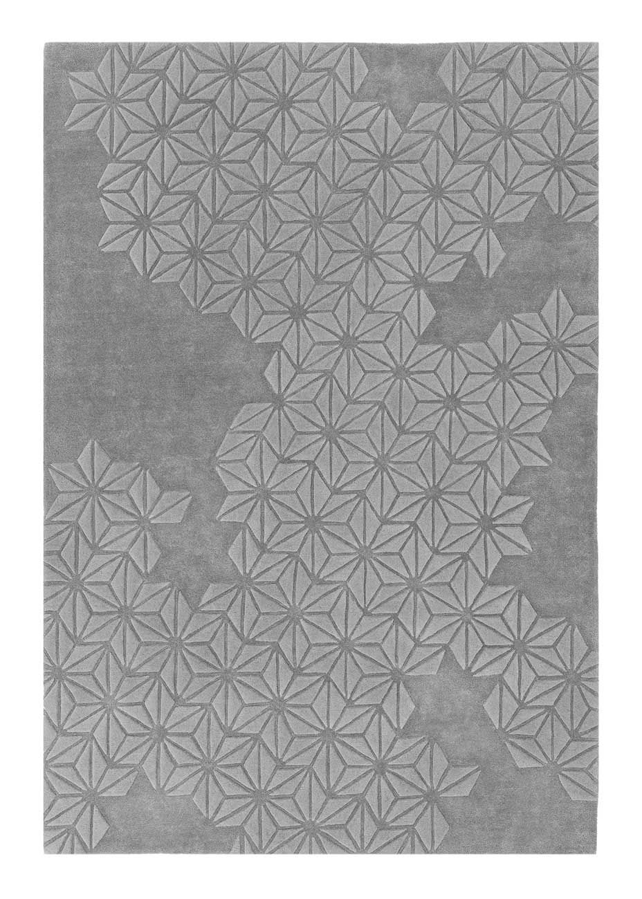 

Ковер Starburst Silver 160х230 см серый