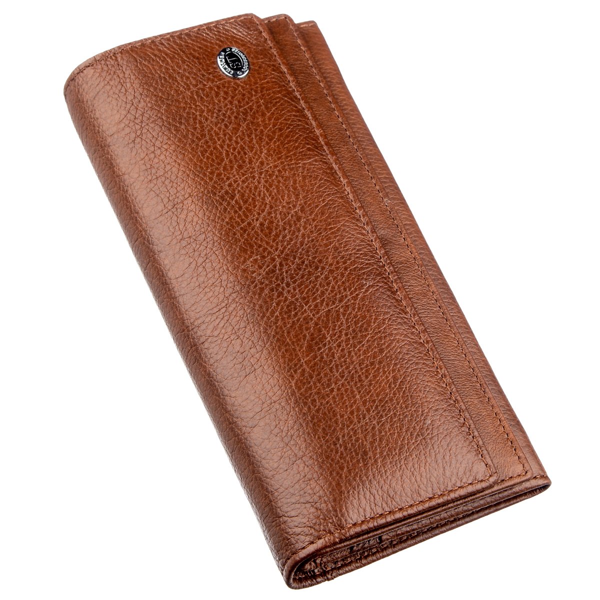

Кошелек-визитница на кнопке ST Leather 18952 Коричневый