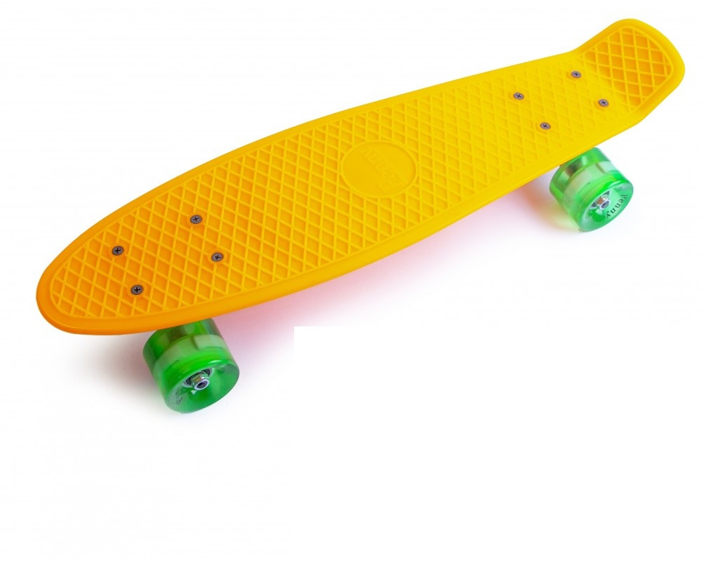 

Скейт Penny Boarde Orange Светящиеся колеса