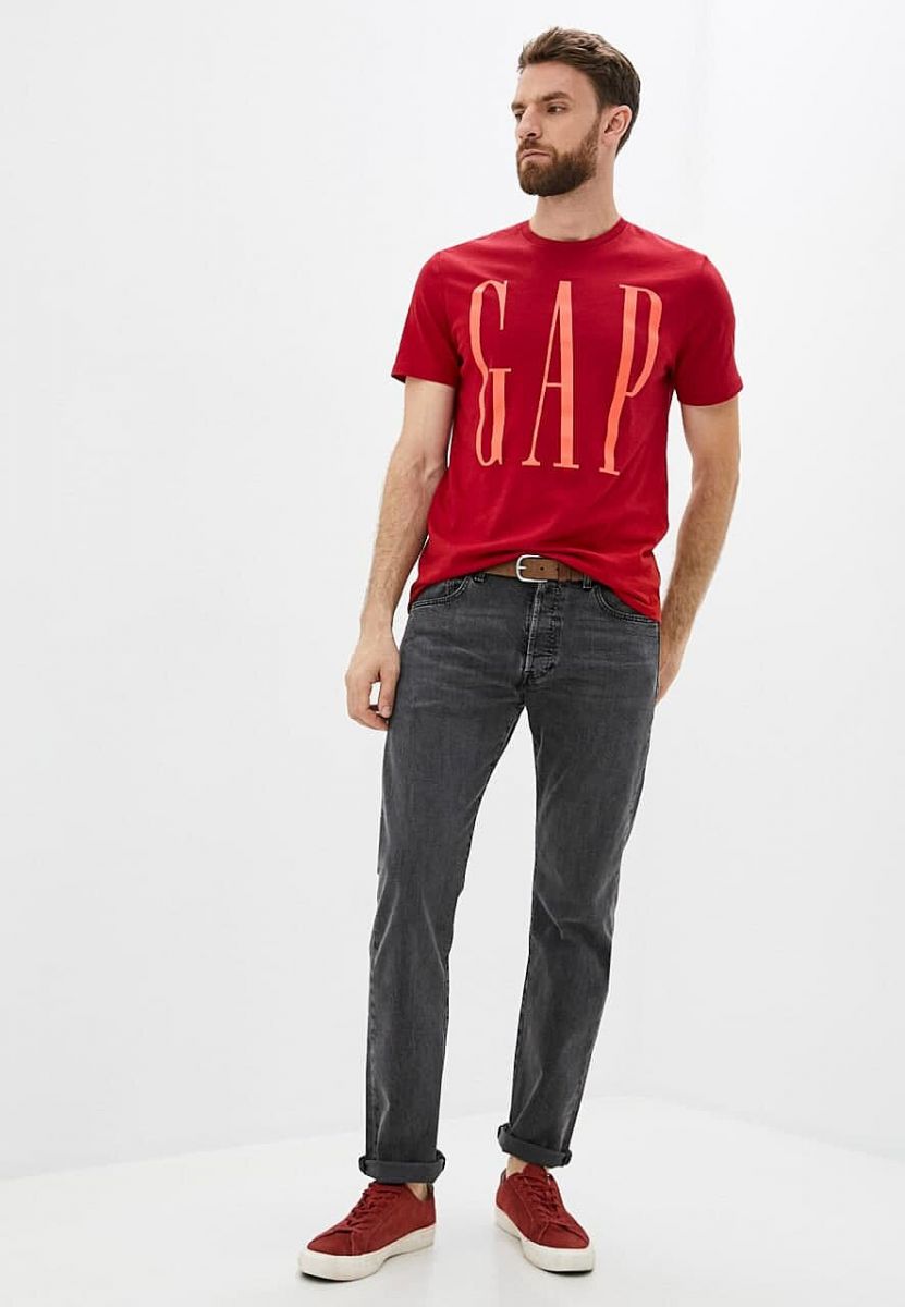 

Футболка мужская GAP 1159759350 (Красный, Футболка мужская GAP 1159759350 (Красный, S)