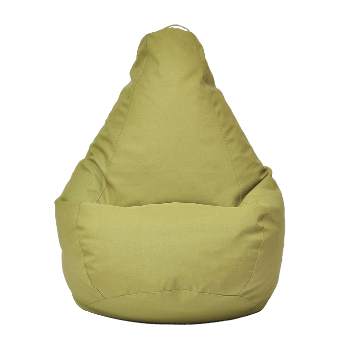 

Кресло-мешок Ecobag Груша однотонная 140/100 Оливковый