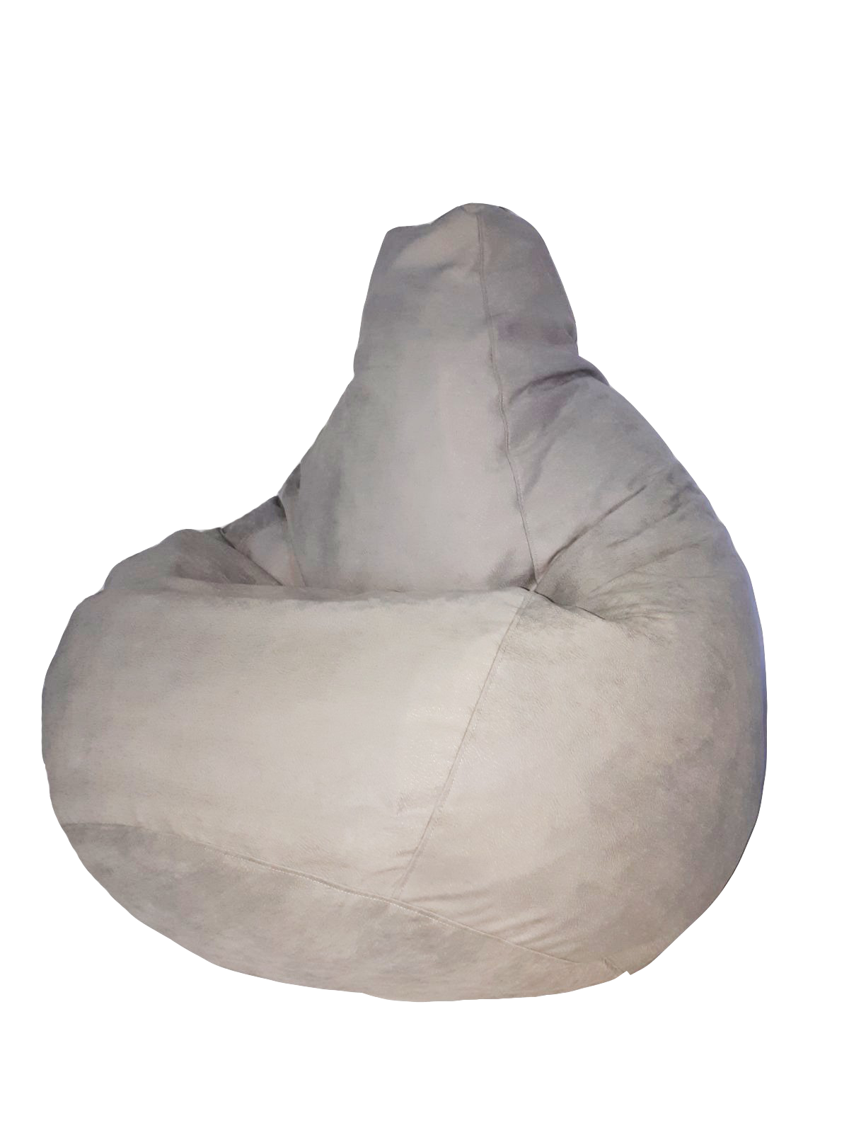 

Кресло-мешок Ecobag Груша однотонная 120/80 Белый