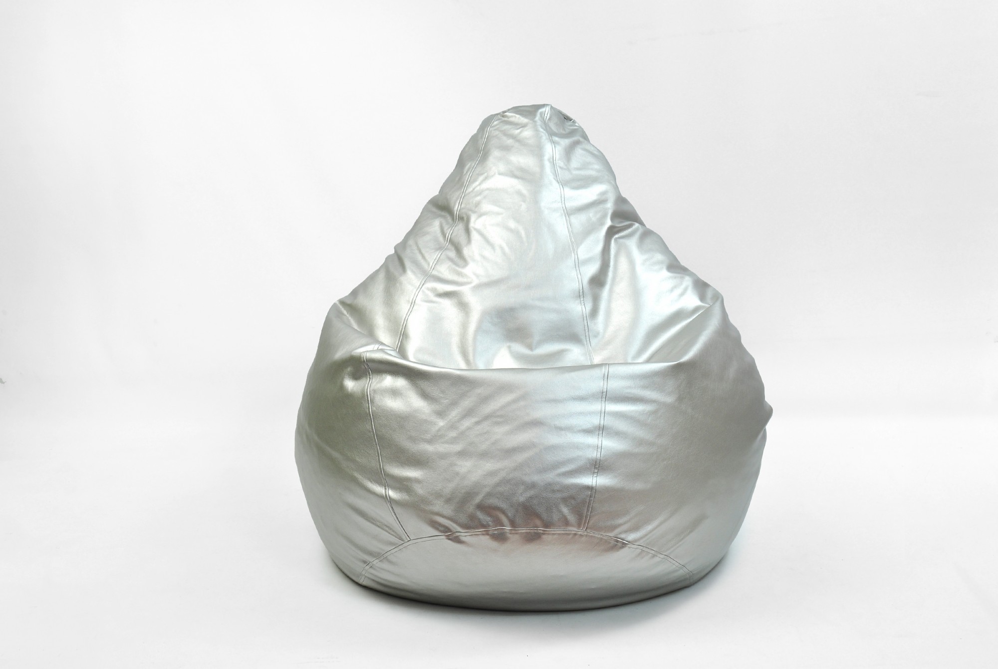 

Кресло-мешок Ecobag Груша однотонная 140/100 Серебристый