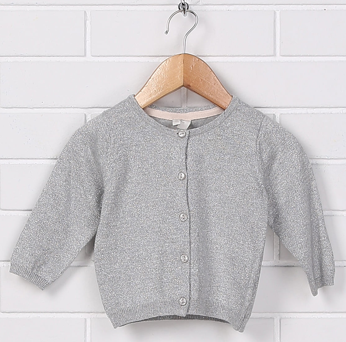 

Кардиган для девочки H&M 0387826 68 СМ Серый 66858