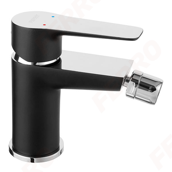 

Смеситель для биде Ferro Adore Black/Chrome черный хром, BDR6BLC