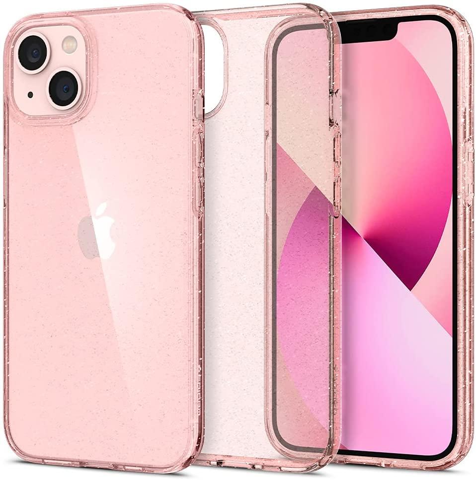 

Чехол Spigen для iPhone 13 - Liquid Crystal Glitter, Rose Quartz