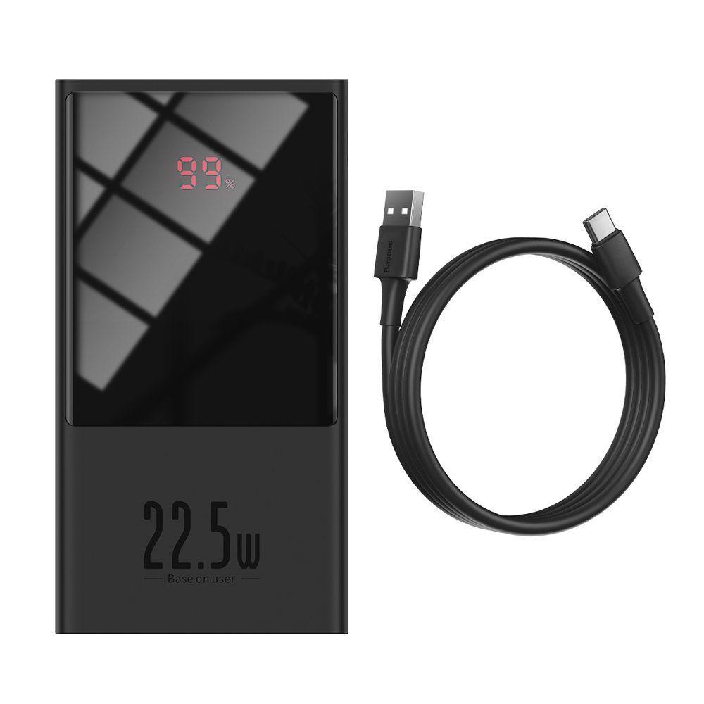 

Power Bank Baseus Super Mini Digital Display 10000mAh 22.5 W (PD3.0+QC3.0), Black (PPMN-A01)