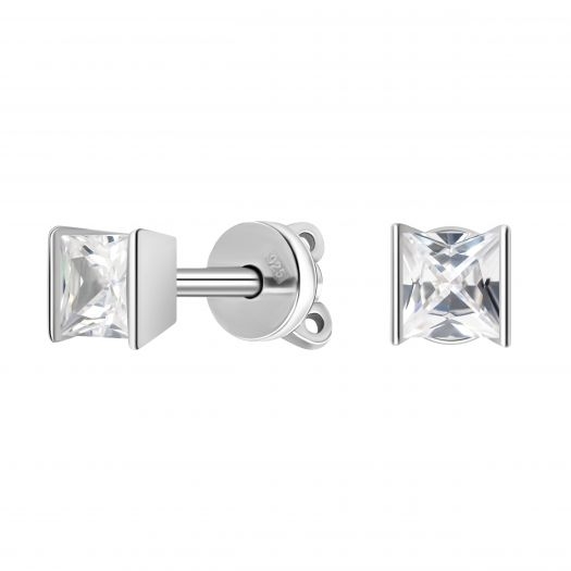 

Серебряные серьги пусетные Трейси UMAX 2322