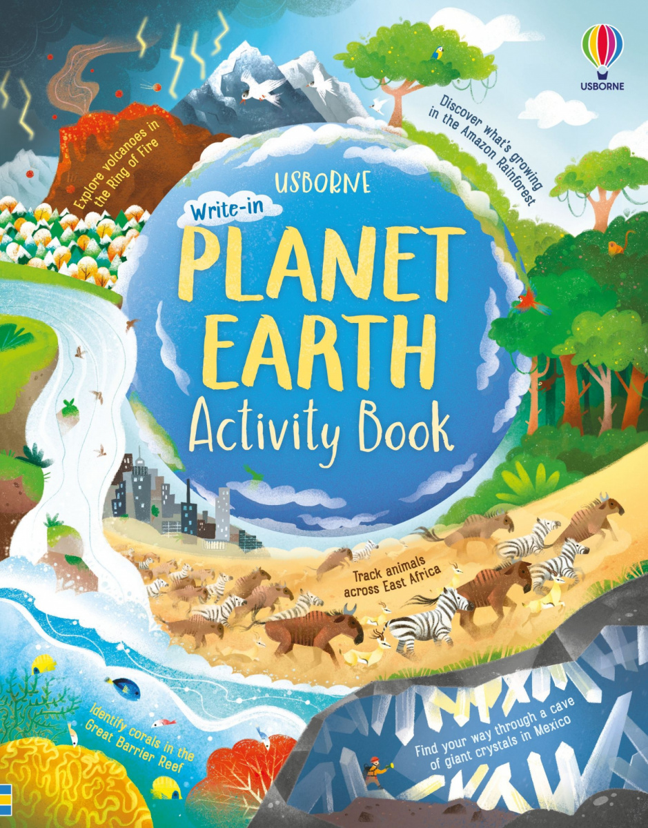 

Детская книга с головоломками Planet Earth Activity Book (9781474986298)