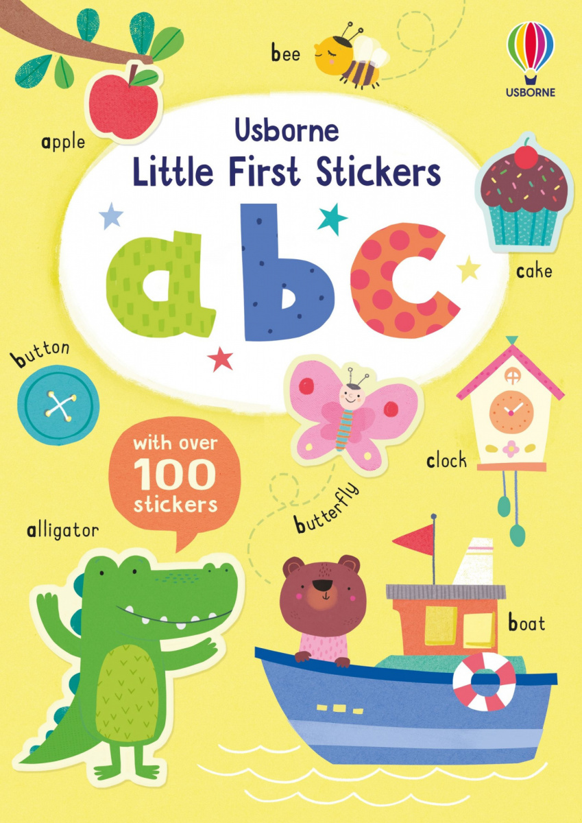 

Детская книга с наклейками Little First Stickers ABC (9781474986564)