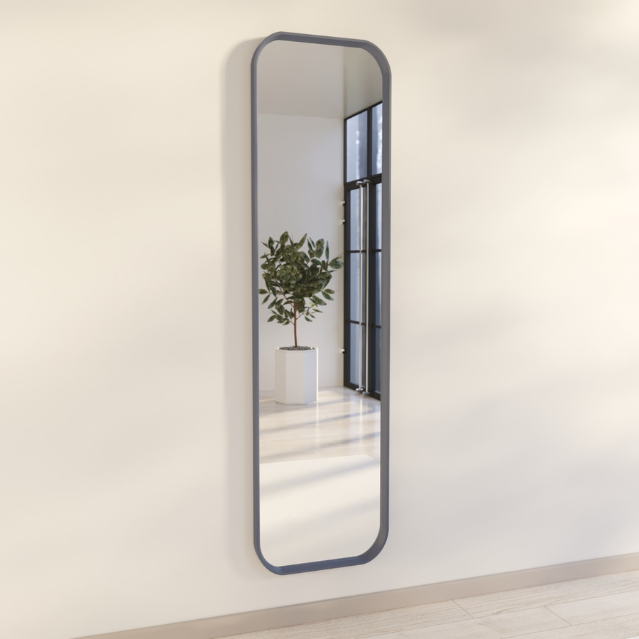 

Настенное зеркало Fenster Монако Серое 156x46x4