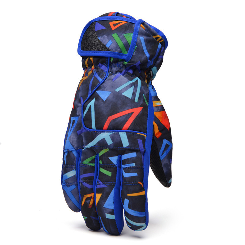 

Перчатки горнолыжные женские Moon Ski размер M-L Deep Blue