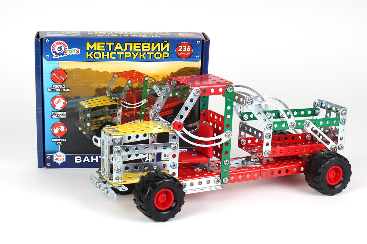 

Конструктор металевий "Вантажівка Технок", арт.4883