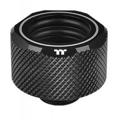 

Фитинг для СВО ThermalTake Pacific C-PRO G1/4 PETG Tube 16mm OD Compression - Black (CL-W214-CU00BL-A)
