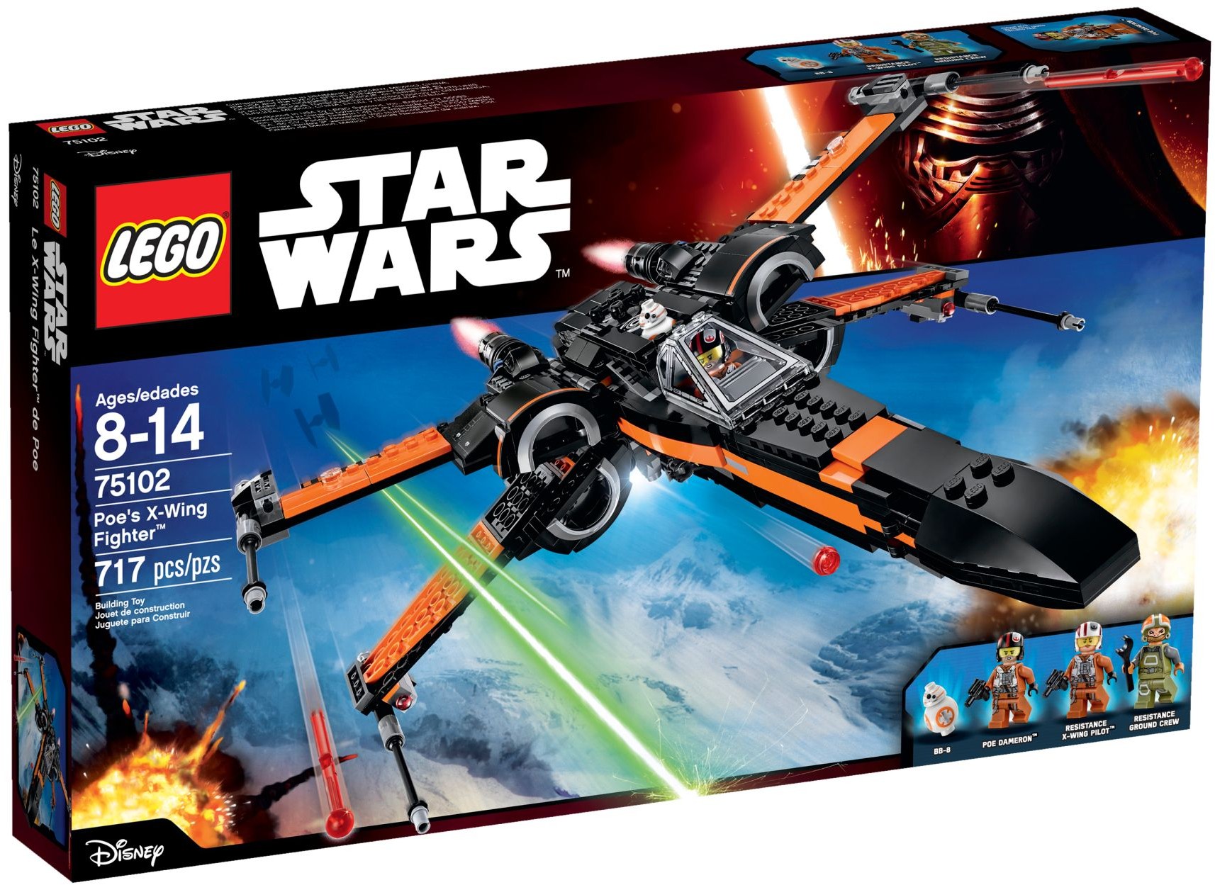 

Конструктор LEGO 75102 Star Wars Зоряний винищувач X-wing По Poe's X-wing Fighter
