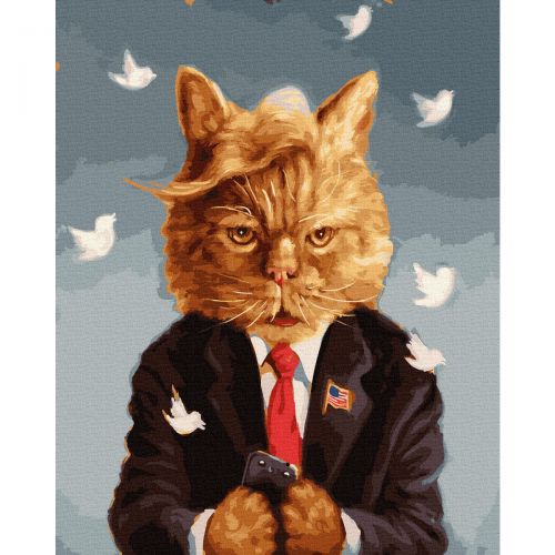 

Картина по номерам / анти-стресс раскраска "Мистер кот"