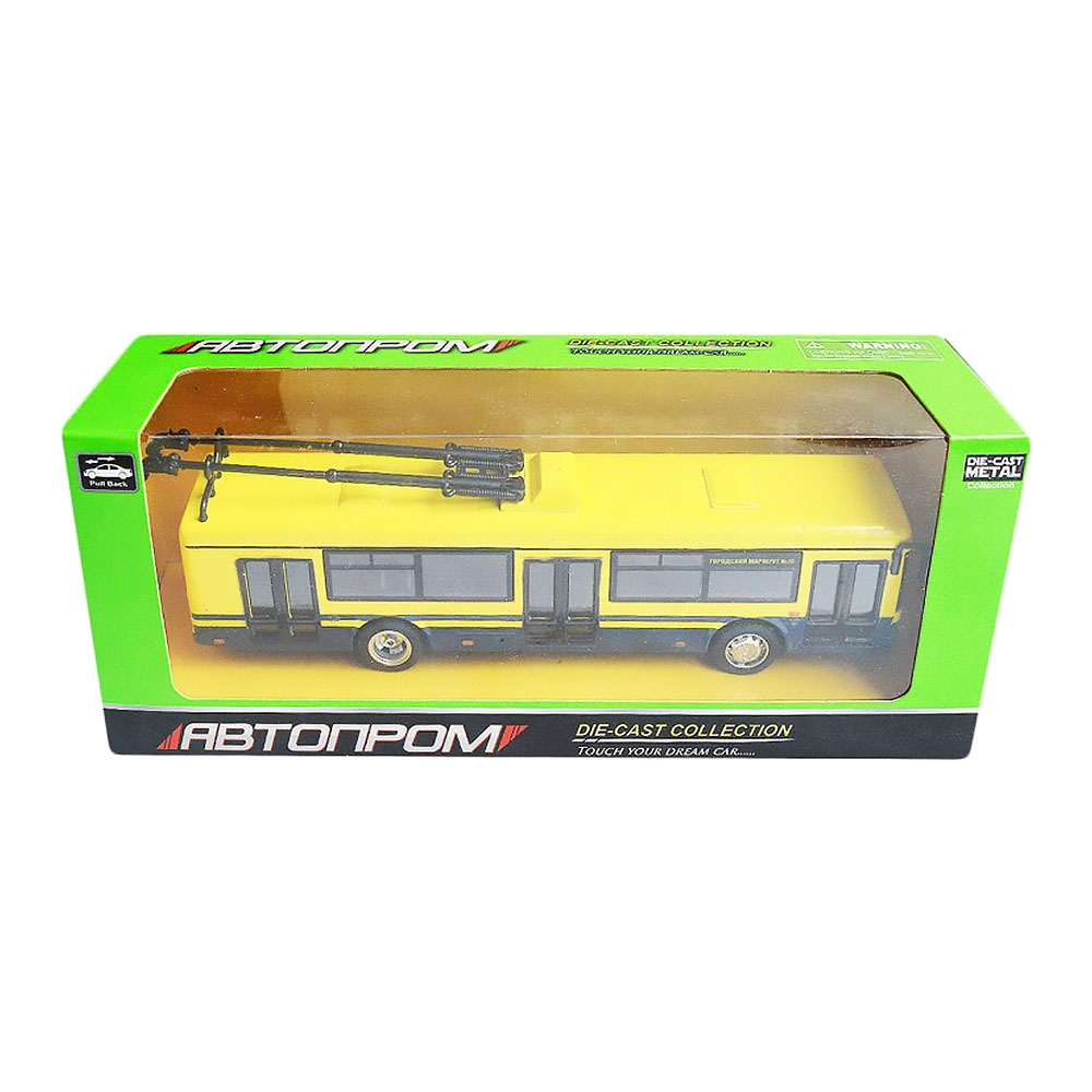 

Игрушка машинка Троллейбус Автопром (6407ABCD)