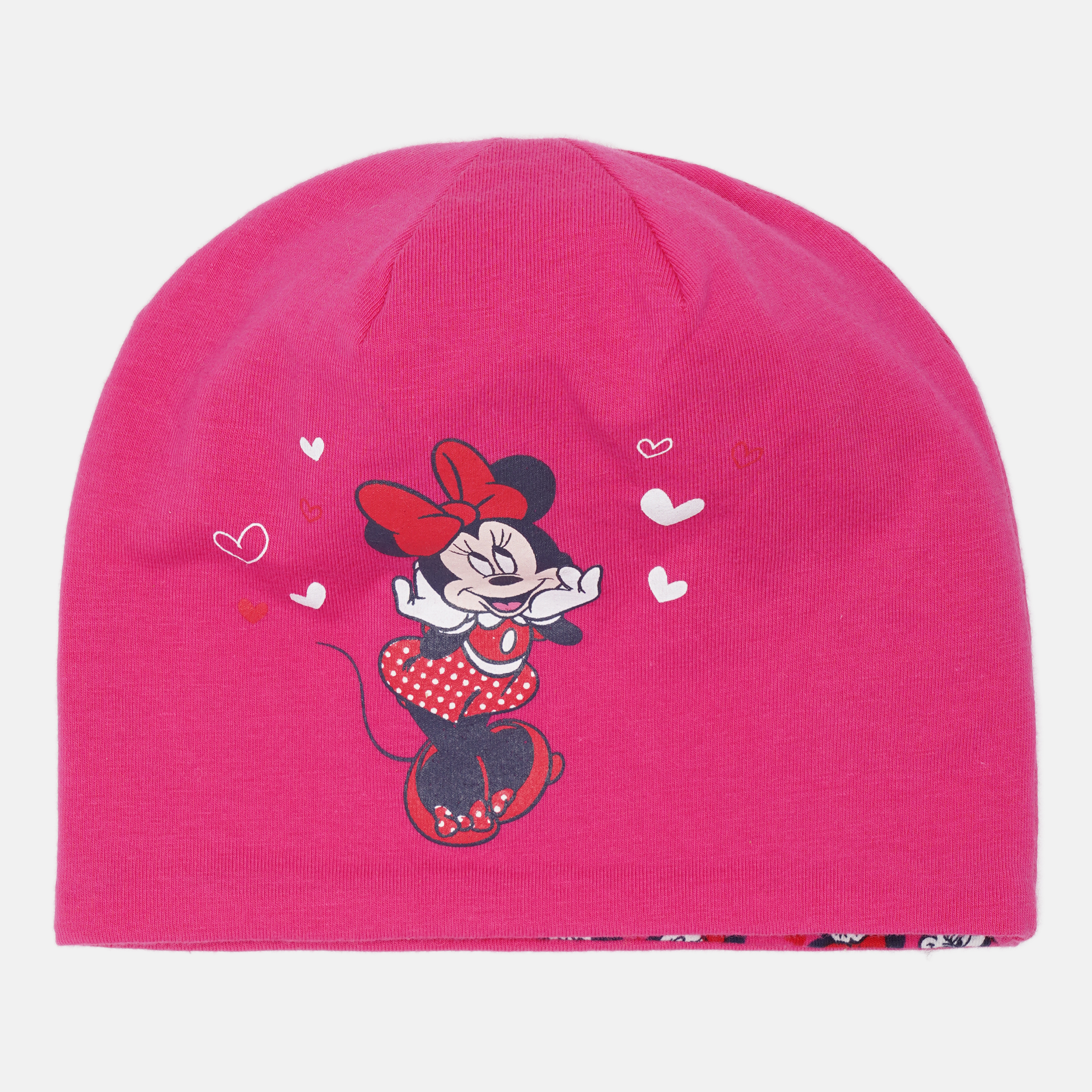 

Демисезонная двусторонняя шапка Disney chl03800378 48 см Розовая
