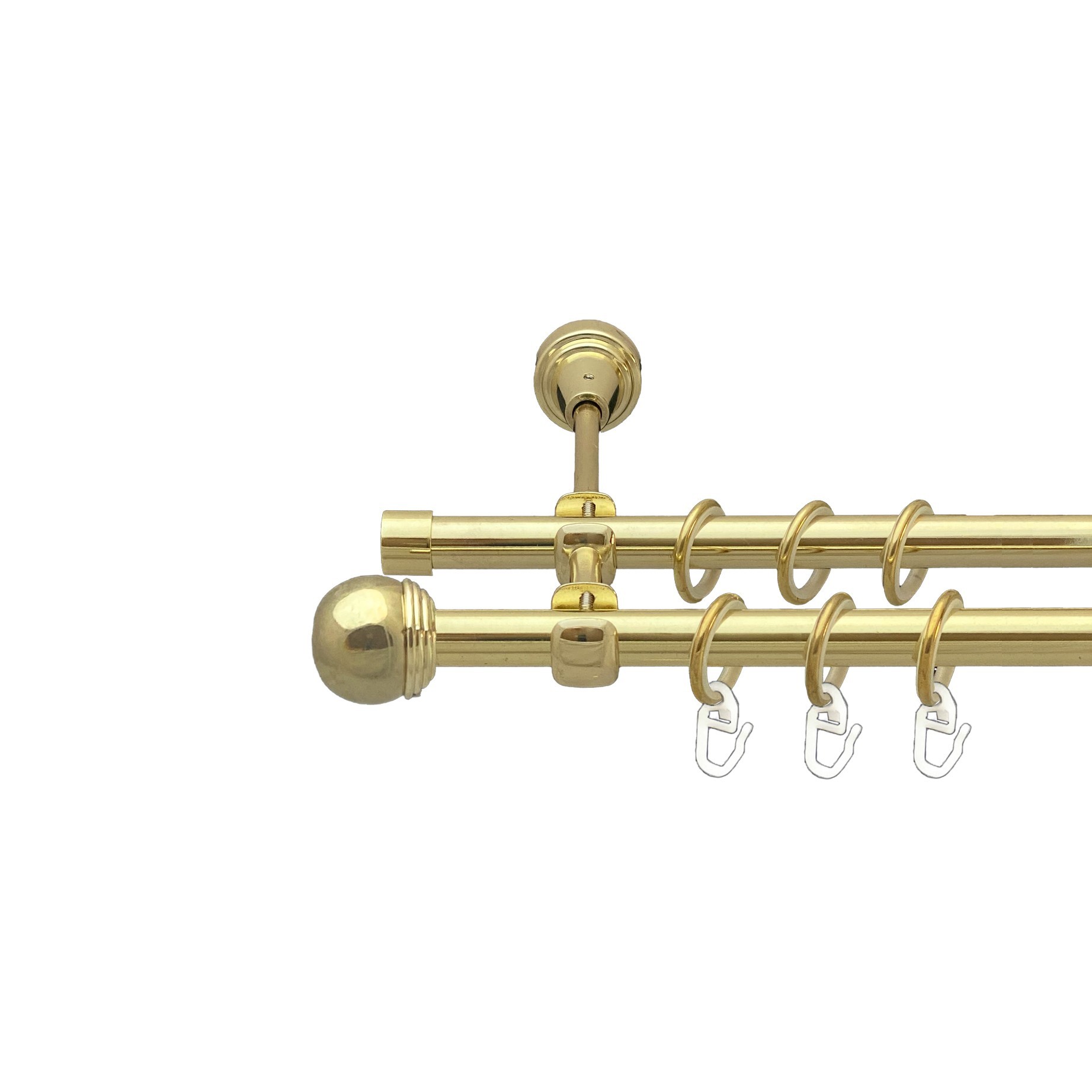 

Карниз Orvit Тоді Макс металевий дворядний відкритий гладка труба кільце металеве Золото 16\16 мм 300 см (00-00014294)