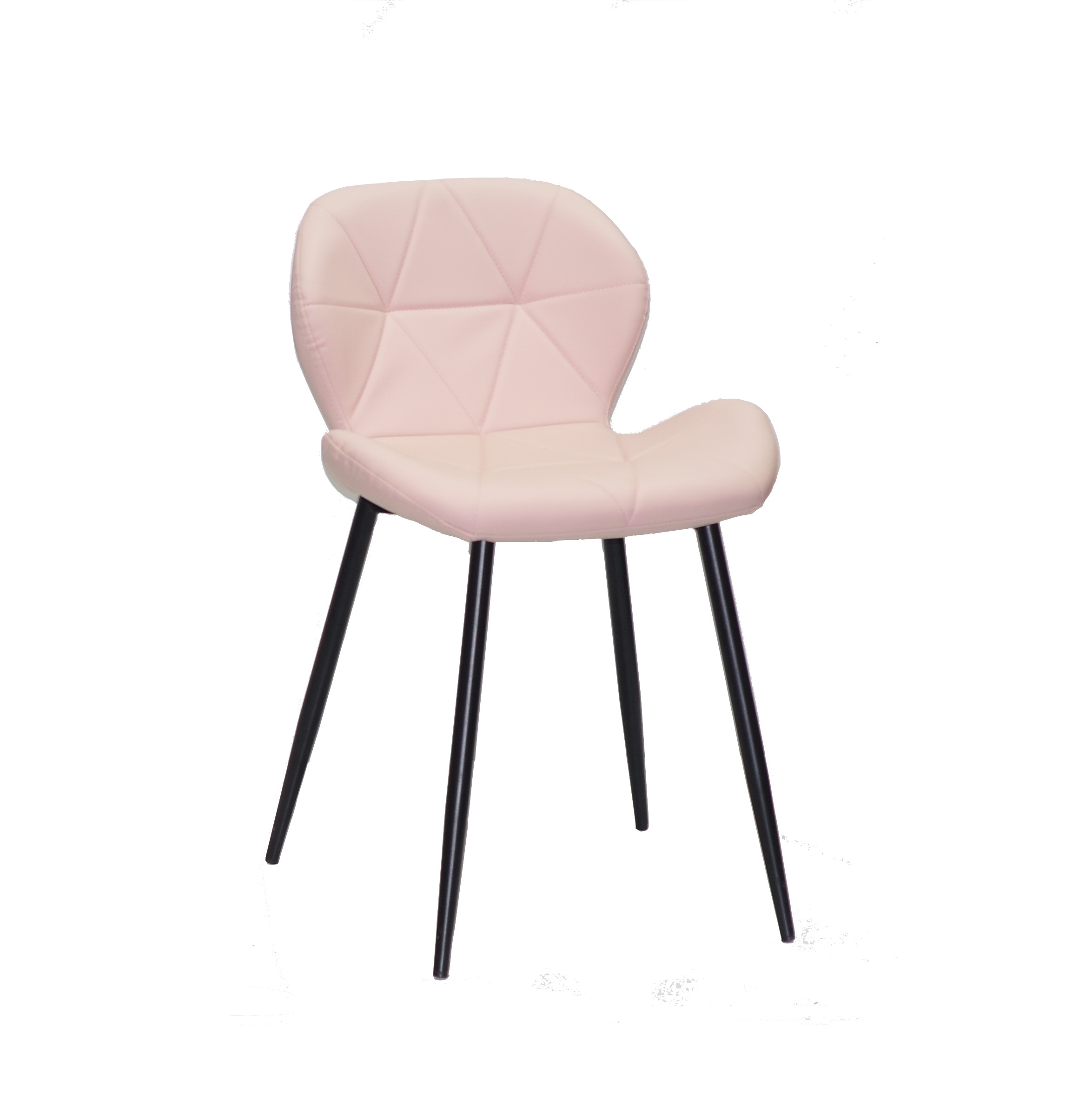 

Стул Invar Metal-BK Экокожа Onder Mebli Розовый 63