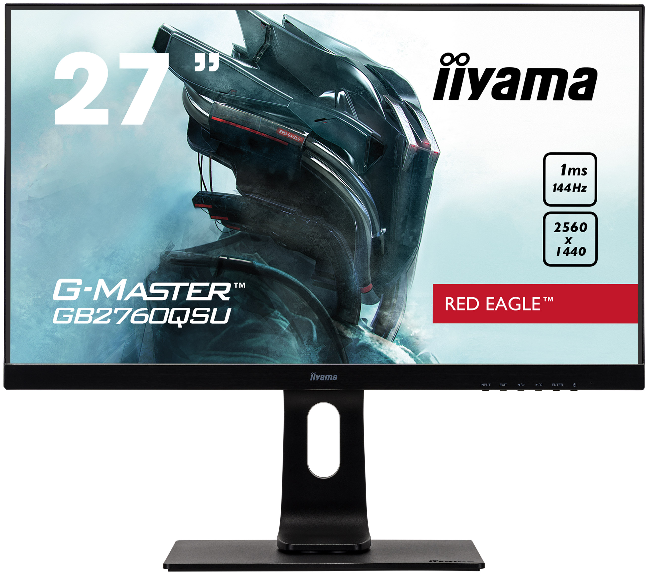 

Монитор iiyama 27" G-Master Red Eagle GB2760QSU-B1