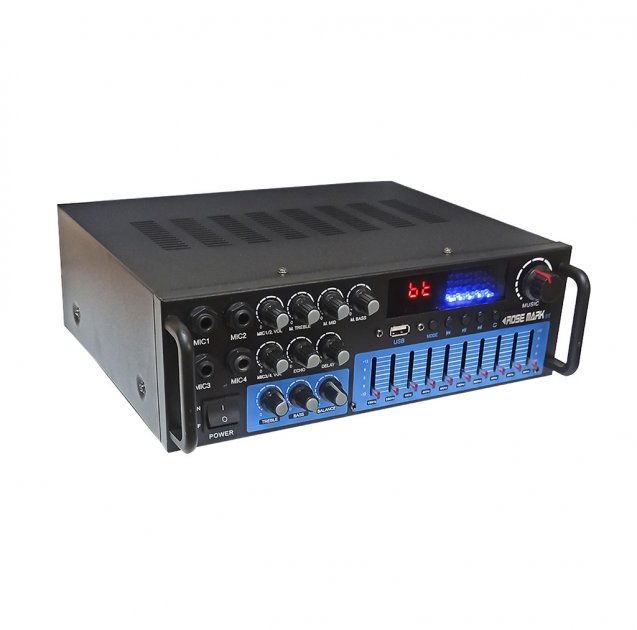 

Усилитель мощности звука Rose Mark AV-327BT с Bluetooth, караоке и пультом ДУ