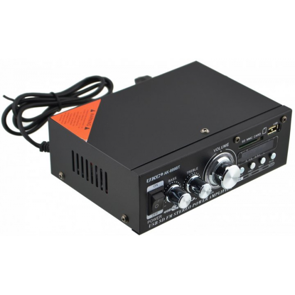 

Автомобильный усилитель мощности звука 2х канальный UKC AK-699BT с USB, MP3, FM и Bluetooth