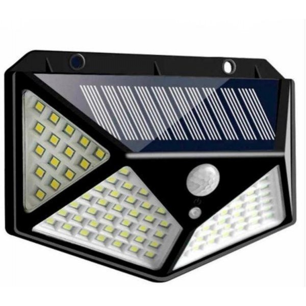 

Уличный прожектор светильник на солнечной батарее Solar Wall Lamp CL-100 100LED настенный фонарик с датчиком движения