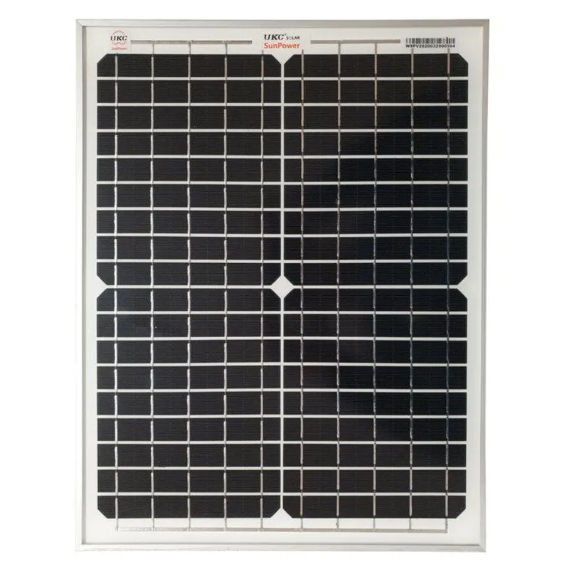 

Cолнечная панель UKC SunPower SLC-20W/18V (+-5%) солнечная батарея