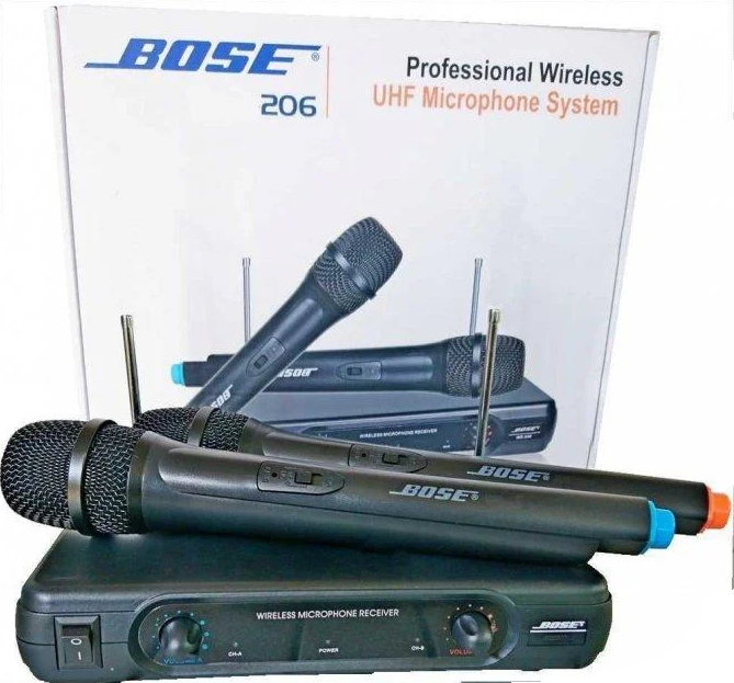 

Радиосистема беспроводная Bose BS-206 база и 2 радиомикрофона