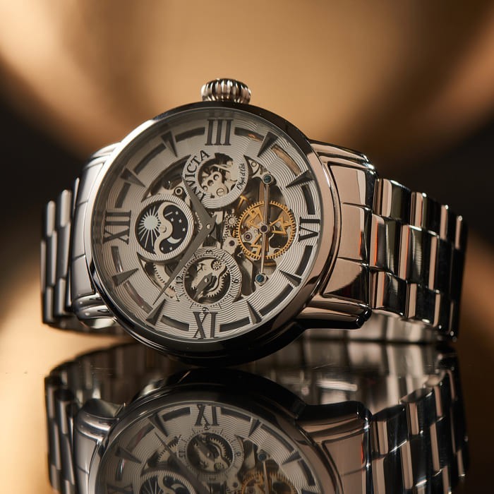 

Американские классические часы скелетон Invicta 27575 Objet D Art