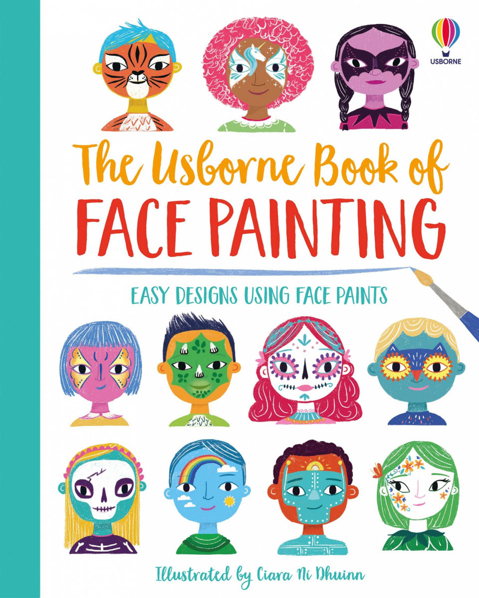 

Книга для разрисовки лица Usborne Усборн Book of Face Painting (9781474986465)