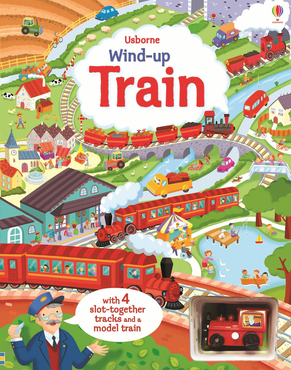 

Интерактивная книга Usborne Усборн Wind-Up Поезд английский язык (9781409581796)