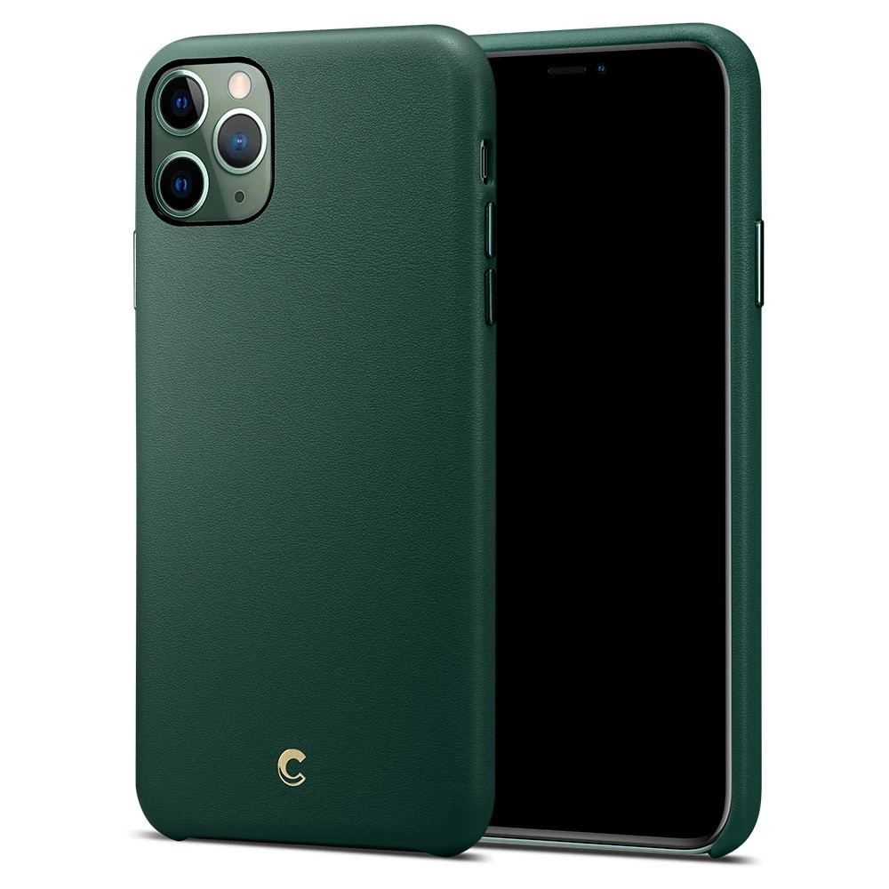 

Чехол Spigen Ciel Basic Leather для iPhone 11 Pro Max Forest Green