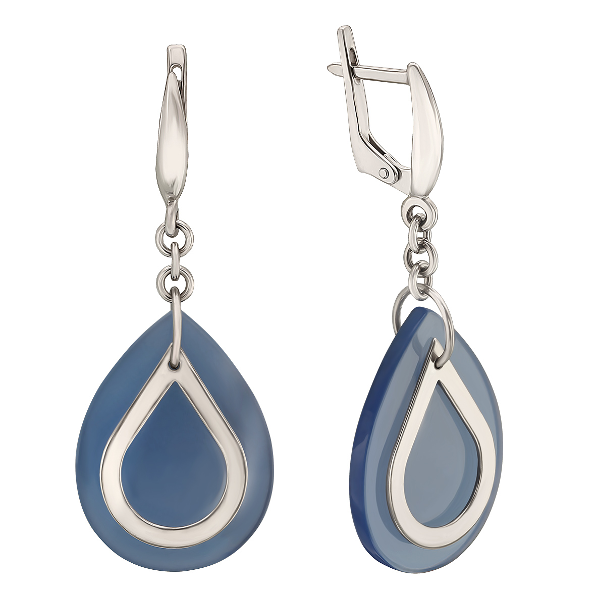 

Серебряные серьги с агатом Tango Jewellery Company 4720576С