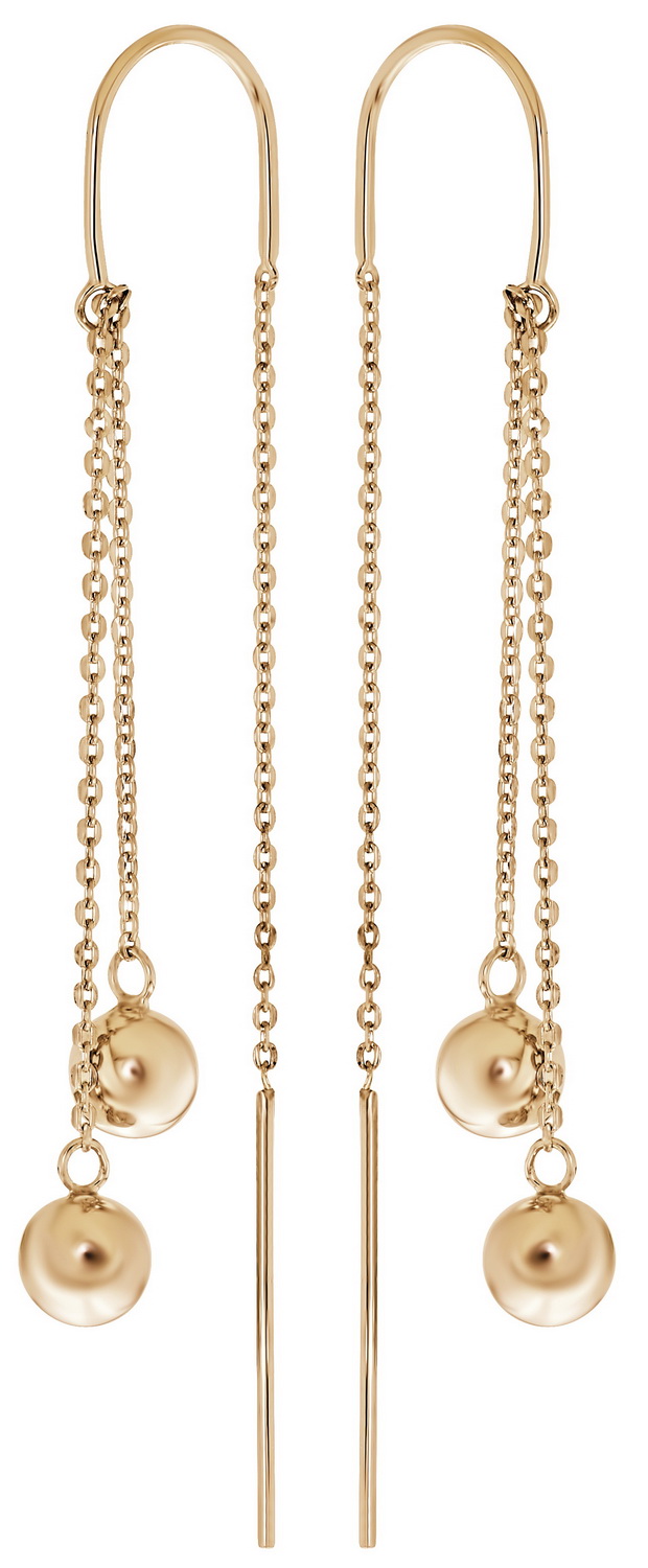 

Золотые серьги-протяжки Tango Jewellery Company 580057