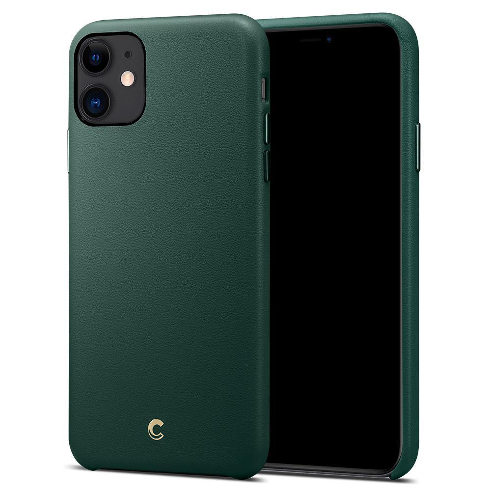 

Чехол Spigen Ciel Basic Leather для iPhone 11 Forest Green