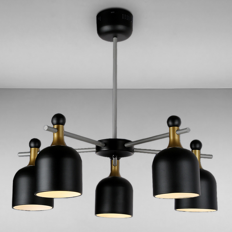 

Люстра Light House LS-13106-5 BK черная