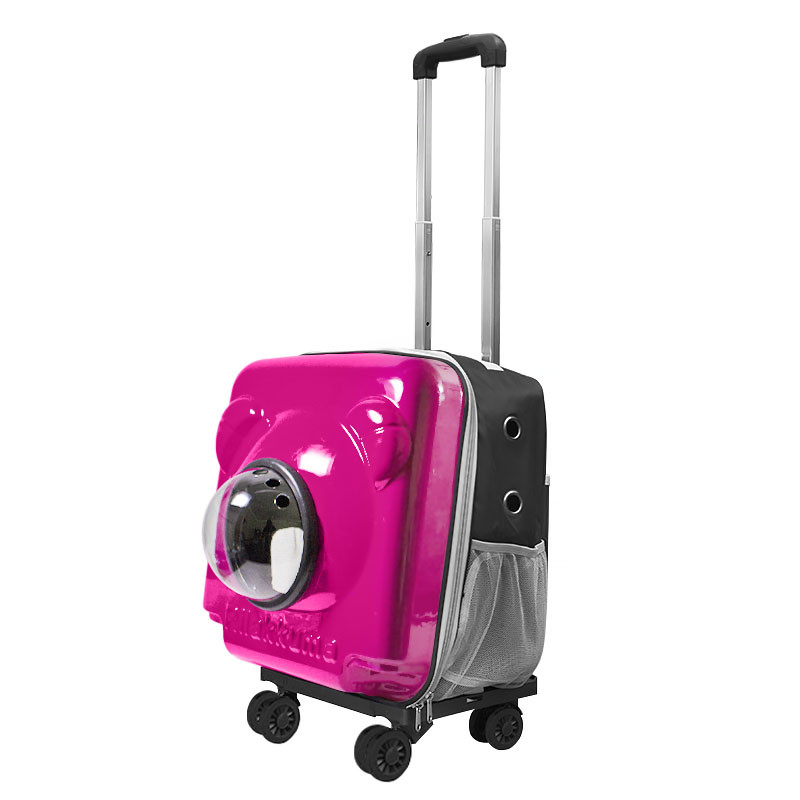 

Контейнер для животных рюкзак-переноска Taotaopets 261101 Pink на колесах для животных (F_7534-28729)